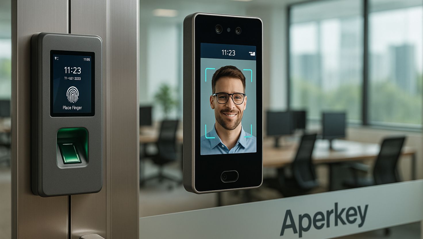 Los mejores sistemas de control de acceso biométrico para tu oficina con Aperkey